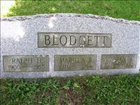 Blodgett, Ralph H., Marilla B. and Warren W